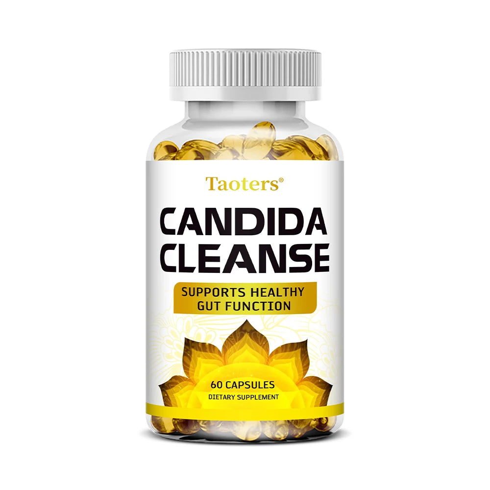 Candida Cleanse - Intestinal and Colon Support, Suitable for Men and Women, Cleansing and Detoxifying, Balance Digestion