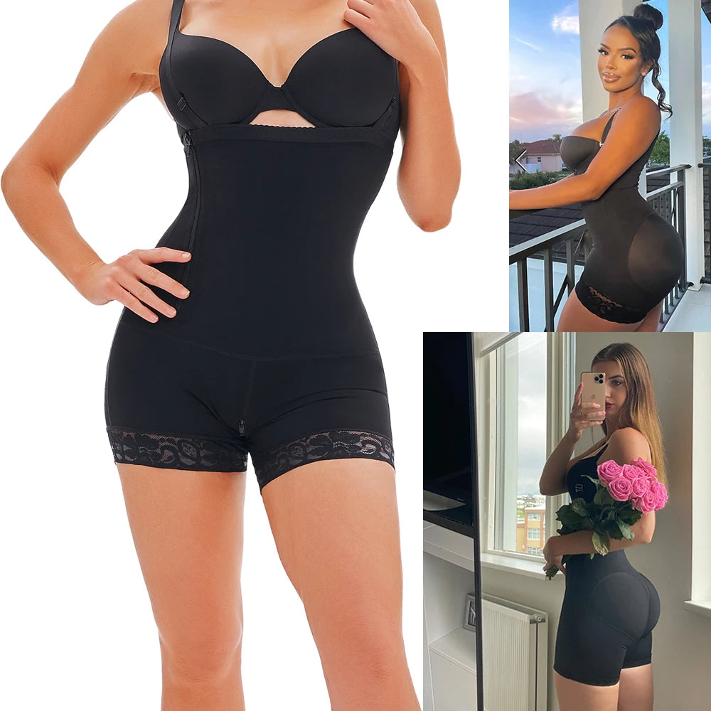 Fajas Colombianas Shapewear Women Tummy Control Butt Lifter Body Shaper High Compression Reducing and Shaping Girdles