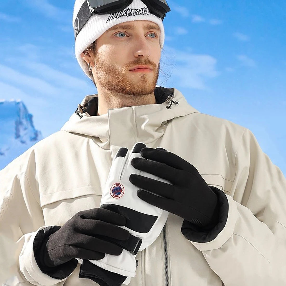 Ski Gloves Liners Thermal Warm Touch Screen Gloves ,Suit for Men &Women Cycling&Running Thin Lightweight Winter Gloves