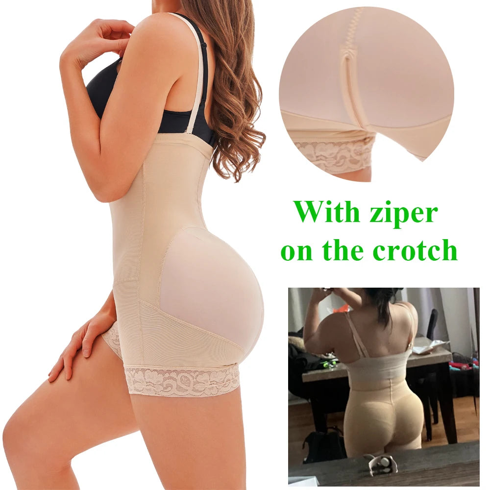 Fajas Colombianas Shapewear Women Tummy Control Butt Lifter Body Shaper High Compression Reducing and Shaping Girdles