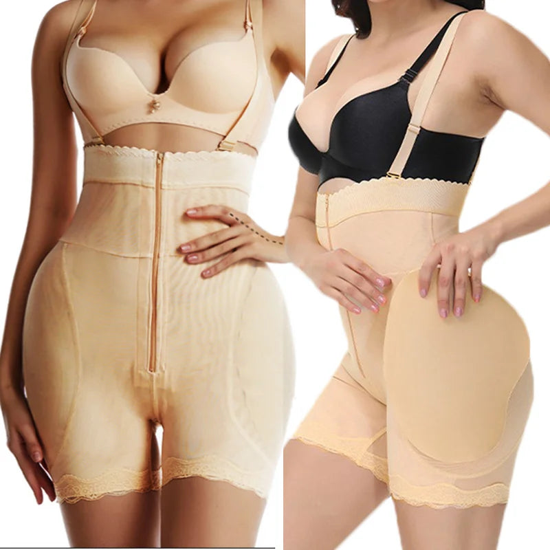 GUUDIA Hook Zipper Fajas Colombianas Butt Lifter Hip Enhancer Tummy Control Panties Body Shaper PantyBooty Enhance Shapewear