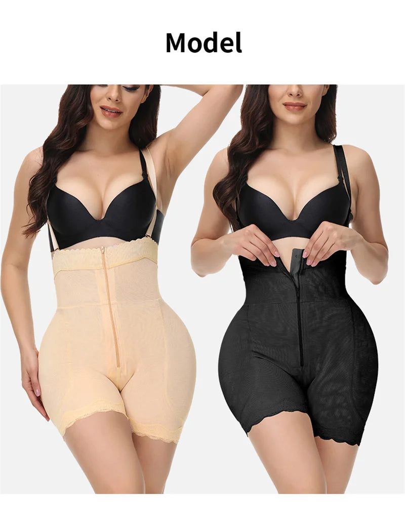 GUUDIA Hook Zipper Fajas Colombianas Butt Lifter Hip Enhancer Tummy Control Panties Body Shaper PantyBooty Enhance Shapewear