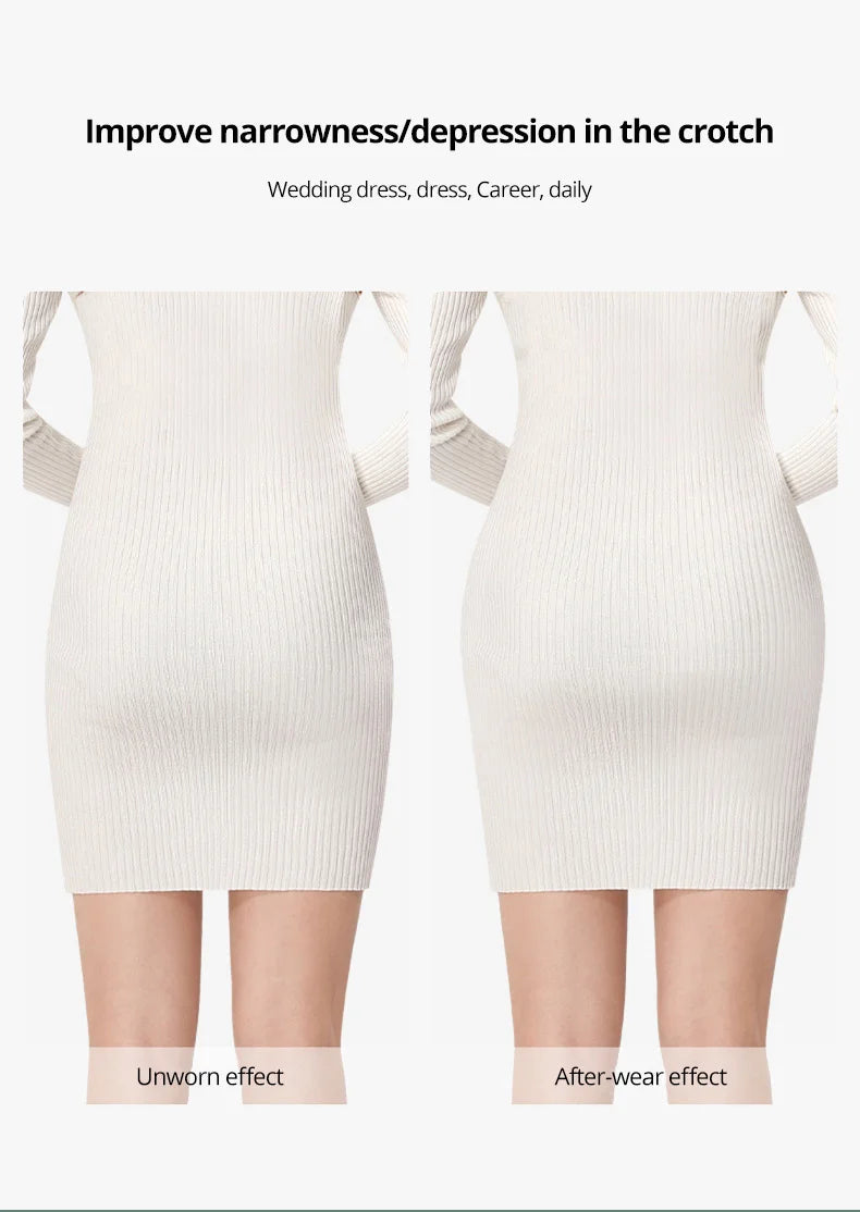 Flarixa Padded High Waist Shorts Butt Enhancer Shaper Buttock Lifting Panties Tummy Control Body Shaper With Butt Pads Shapewear