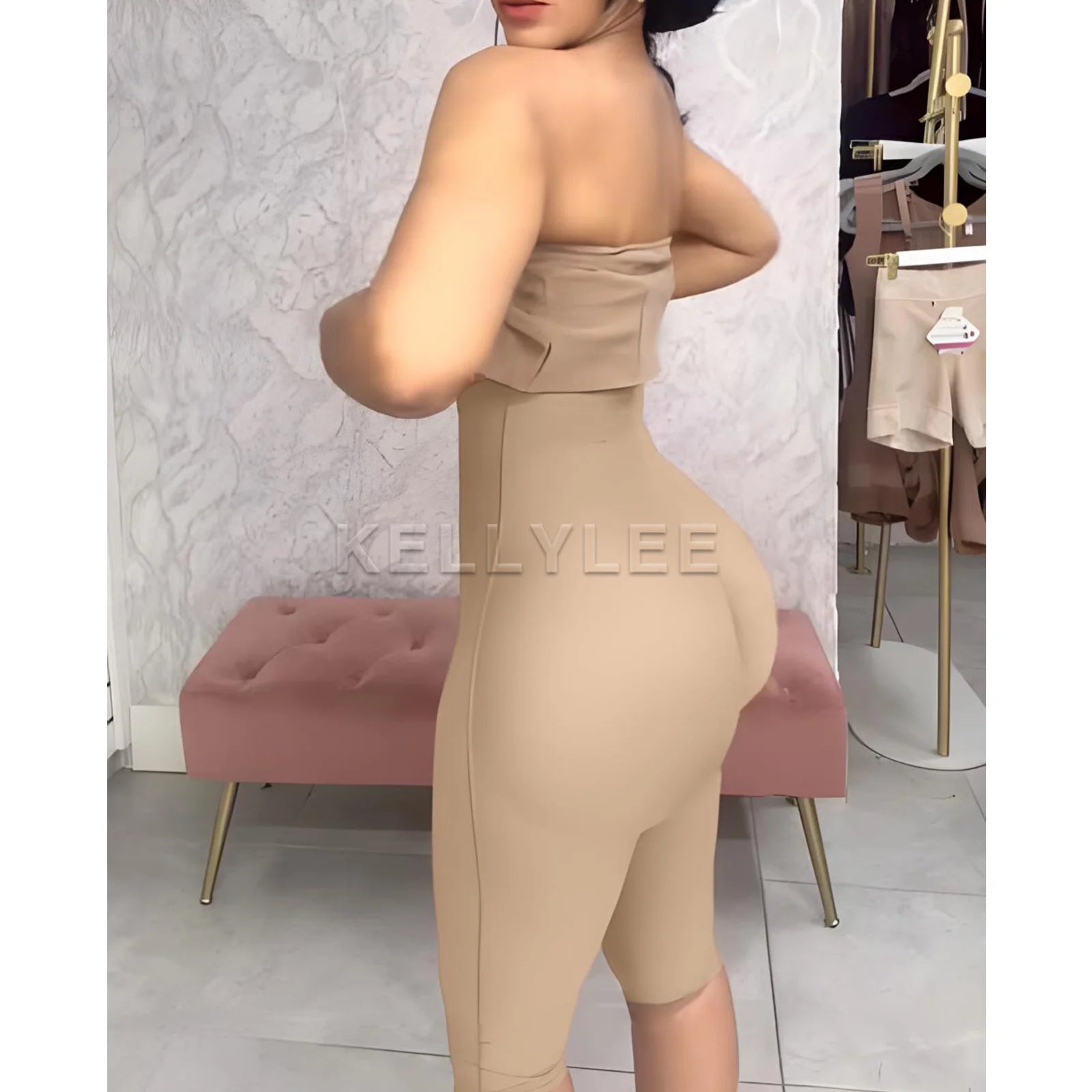 Women's Modeling Tummy Control Underwear High Waisted Push Up Leggings Post-Surgery Slim Fit Women's Butt Lifter Shapewear