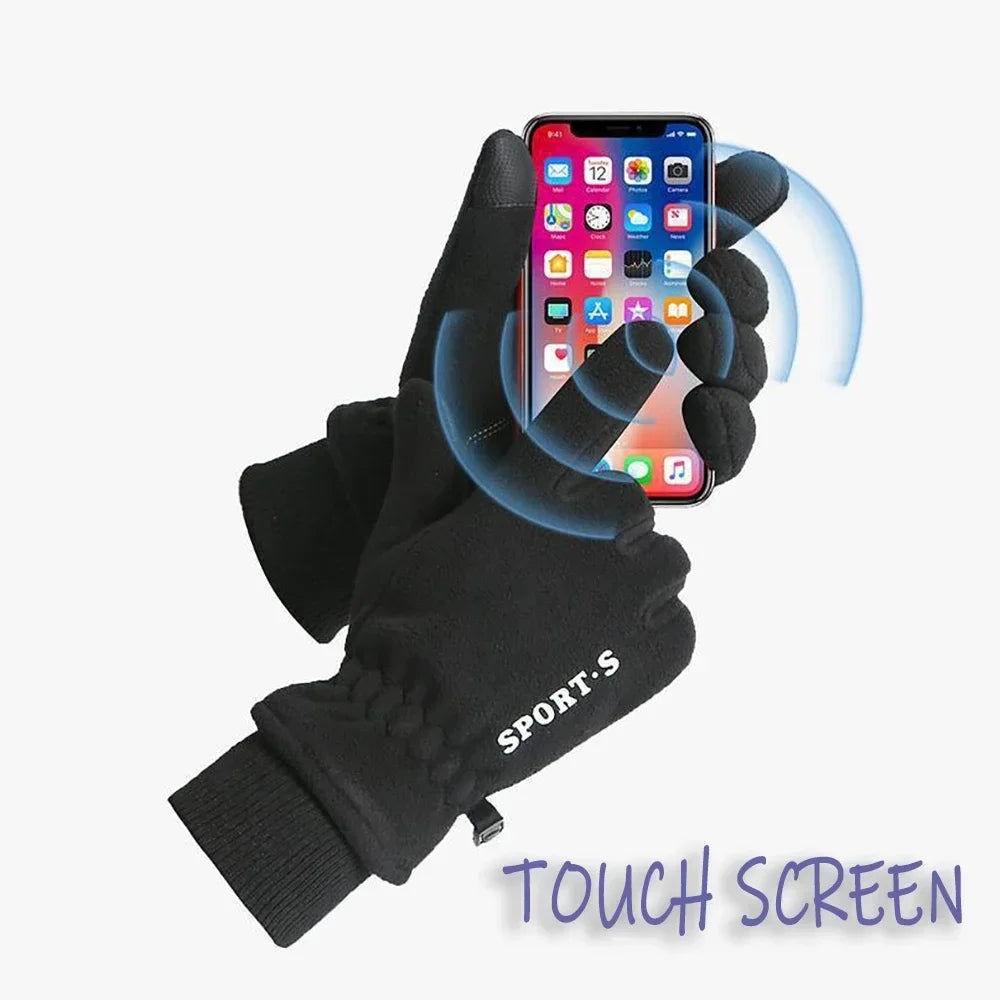 Winter Warm Touch Screen Gloves Thermal Knit Anti-slip Lined for Outdoor Cycling Warm Ski Snowboard Cold Weather Gloves