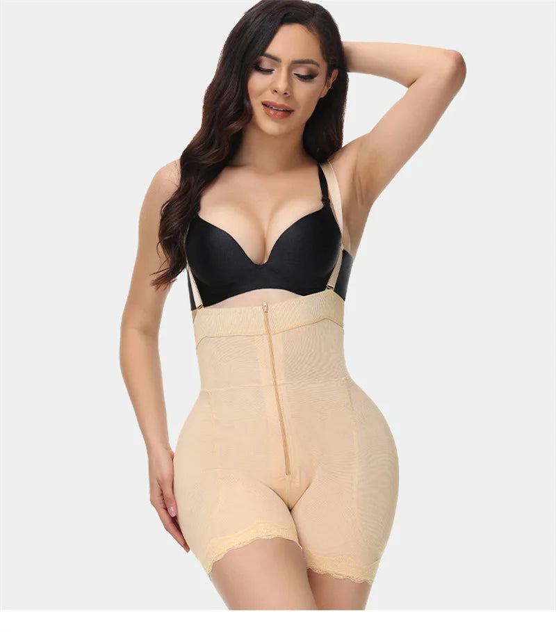 GUUDIA Hook Zipper Fajas Colombianas Butt Lifter Hip Enhancer Tummy Control Panties Body Shaper PantyBooty Enhance Shapewear