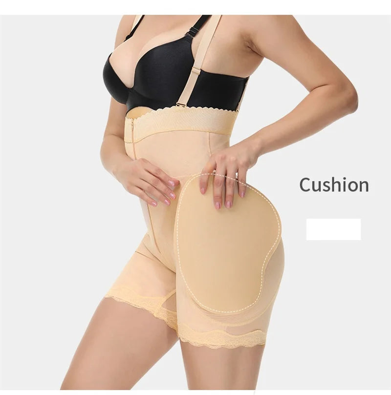 GUUDIA Hook Zipper Fajas Colombianas Butt Lifter Hip Enhancer Tummy Control Panties Body Shaper PantyBooty Enhance Shapewear