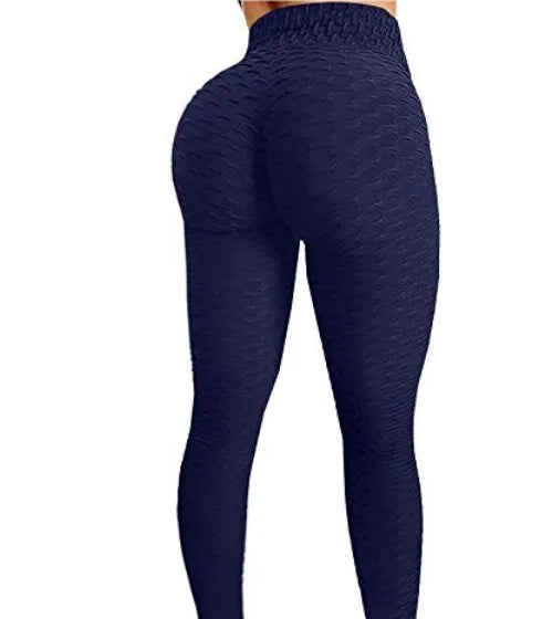 Workout Yoga Leggings Pants Butt Lifting Scrunch Booty Leggings Tummy Control Women High Waisted Gym Tights Anti Cellulite