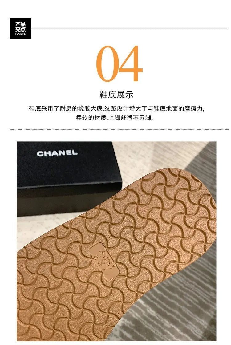 Women's new winter thickened warm fleece-lined fashion shoes, thick-soled snow boots