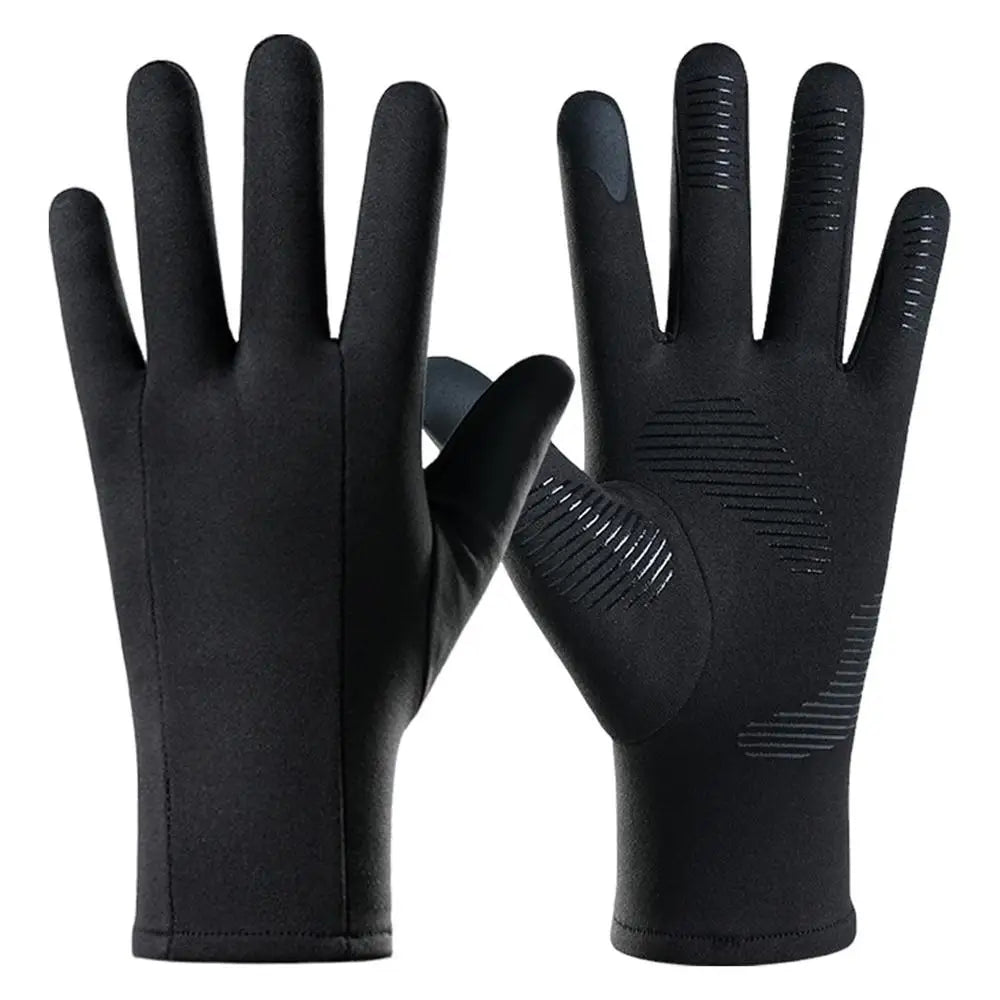 Winter Liner Gloves Non-Slip Warm Full Fingers Thermal Ski Gloves Windproof Touchscreen Gloves For Cycling Driving Hiking