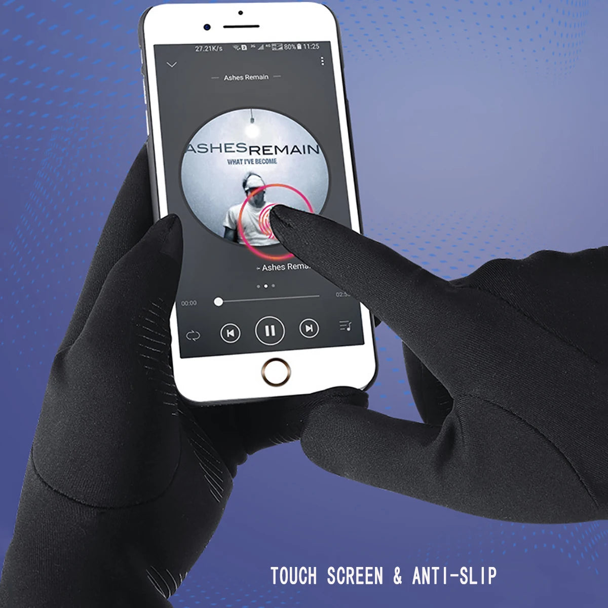 Ski Gloves Liners Thermal Warm Touch Screen Gloves ,Suit for Men &Women Cycling&Running Thin Lightweight Winter Gloves