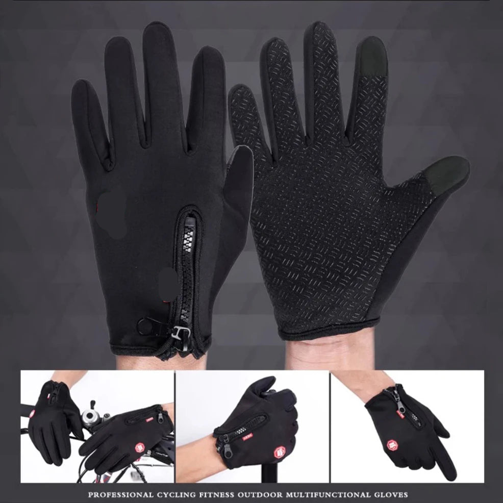Winter Men's And Women's Warm Gloves, Waterproof And Skin Friendly Touch Screen, Suitable For Cycling And Skiing