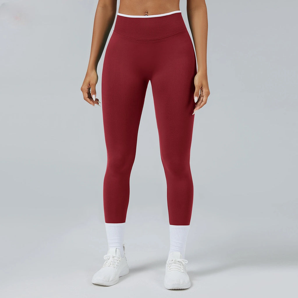 Seamless Butt Lifting Yoga Leggings – Tummy Control, Quick-Dry & Stylish Fit for Running & Outdoor
