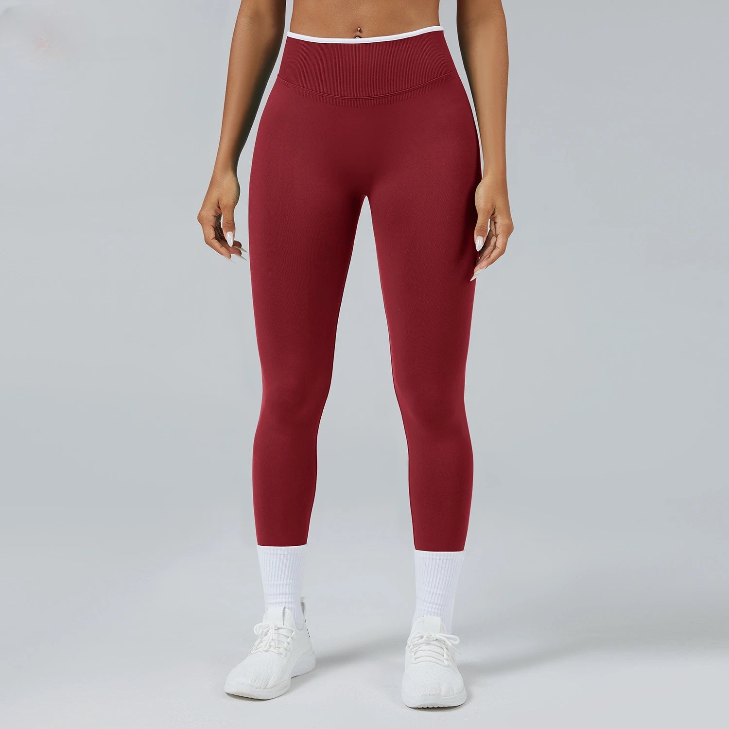 Seamless Butt Lifting Yoga Leggings – Tummy Control, Quick-Dry & Stylish Fit for Running & Outdoor