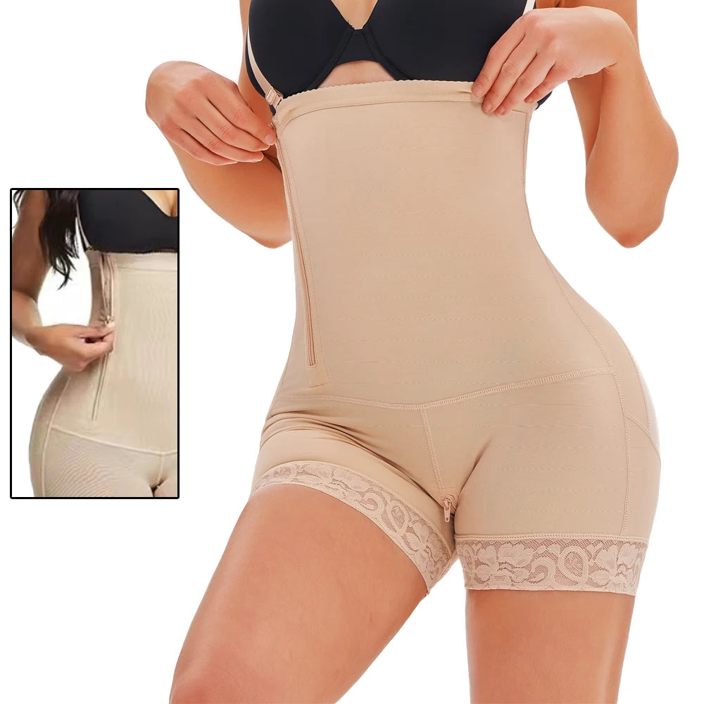 Fajas Colombianas Shapewear Women Tummy Control Butt Lifter Body Shaper High Compression Reducing and Shaping Girdles