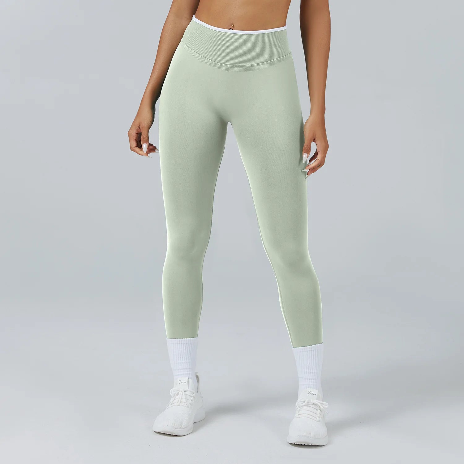 Seamless Butt Lifting Yoga Leggings – Tummy Control, Quick-Dry & Stylish Fit for Running & Outdoor