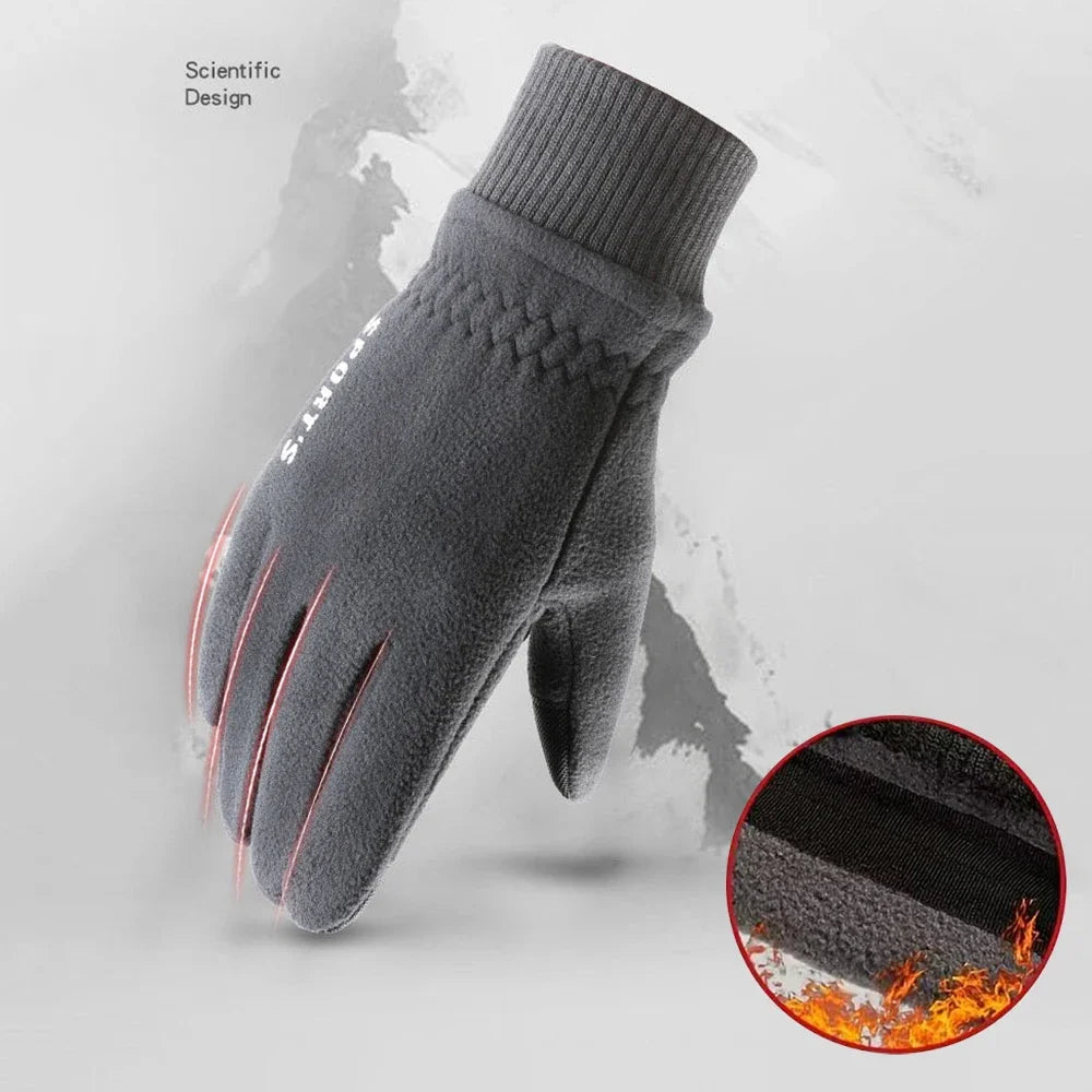 Winter Warm Touch Screen Gloves Thermal Knit Anti-slip Lined for Outdoor Cycling Warm Ski Snowboard Cold Weather Gloves