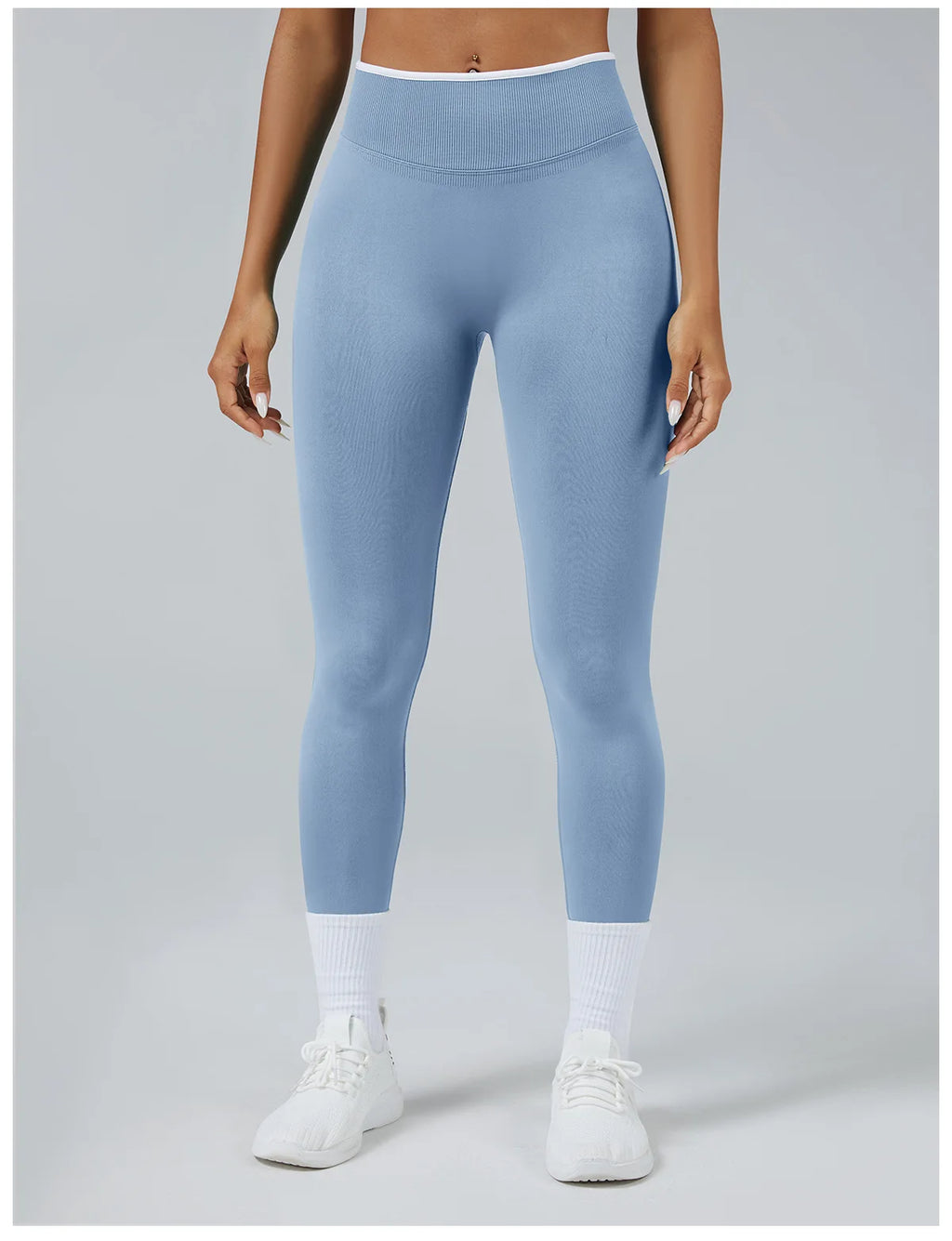 Seamless Butt Lifting Yoga Leggings – Tummy Control, Quick-Dry & Stylish Fit for Running & Outdoor