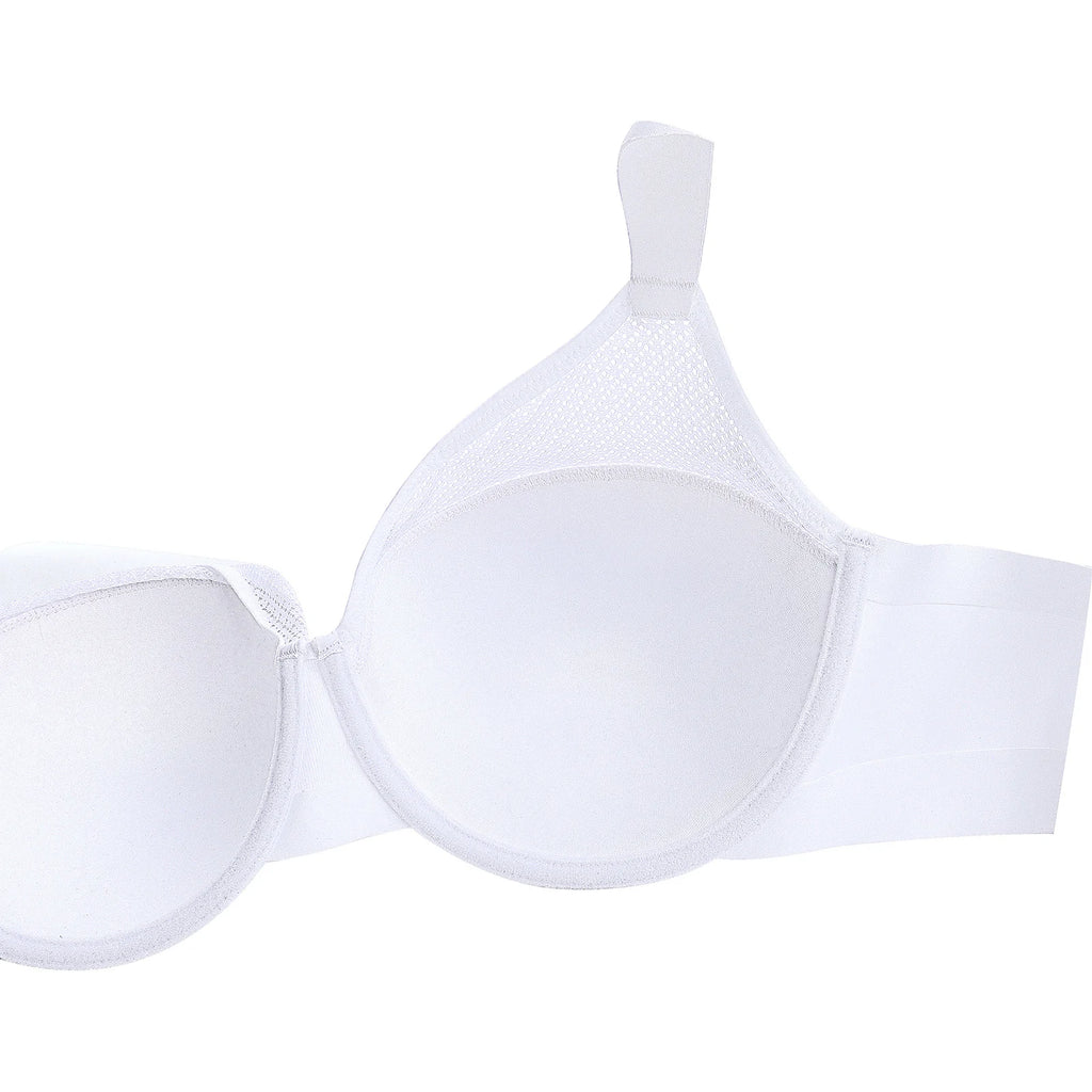 New Minimizer Lace Bras Unpadded Underwire Women Bra Thin Mesh Big Size Breast Cups Sexy Everyday Bra