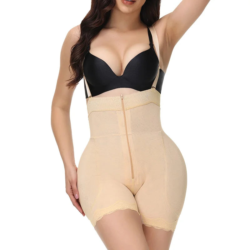 GUUDIA Hook Zipper Fajas Colombianas Butt Lifter Hip Enhancer Tummy Control Panties Body Shaper PantyBooty Enhance Shapewear