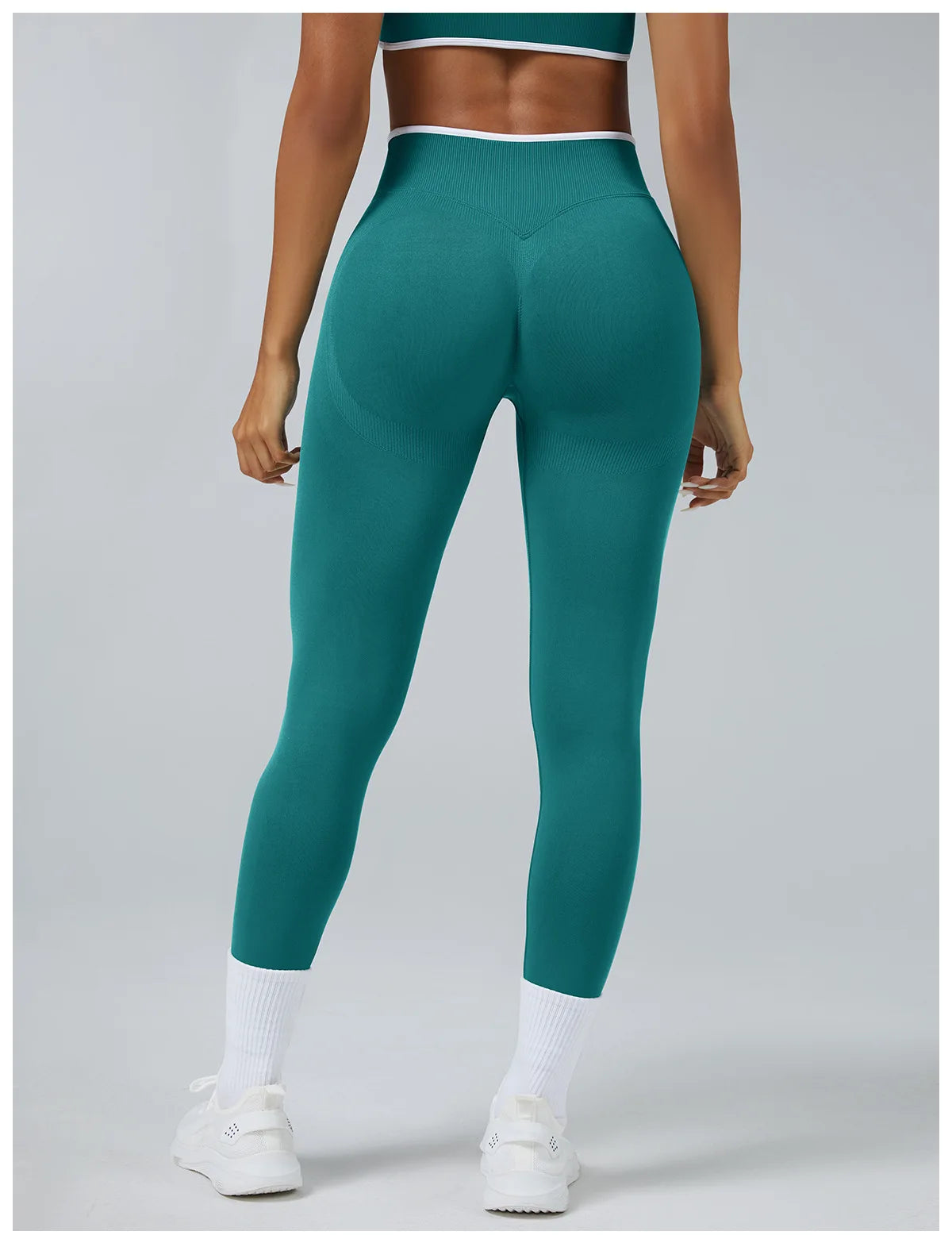 Seamless Butt Lifting Yoga Leggings – Tummy Control, Quick-Dry & Stylish Fit for Running & Outdoor