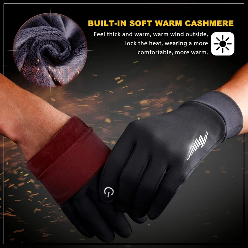 Winter Gloves Women Men Ski Gloves Liners Thermal Warm Touch Screen for Cycling Running Driving Texting and Daily Activities