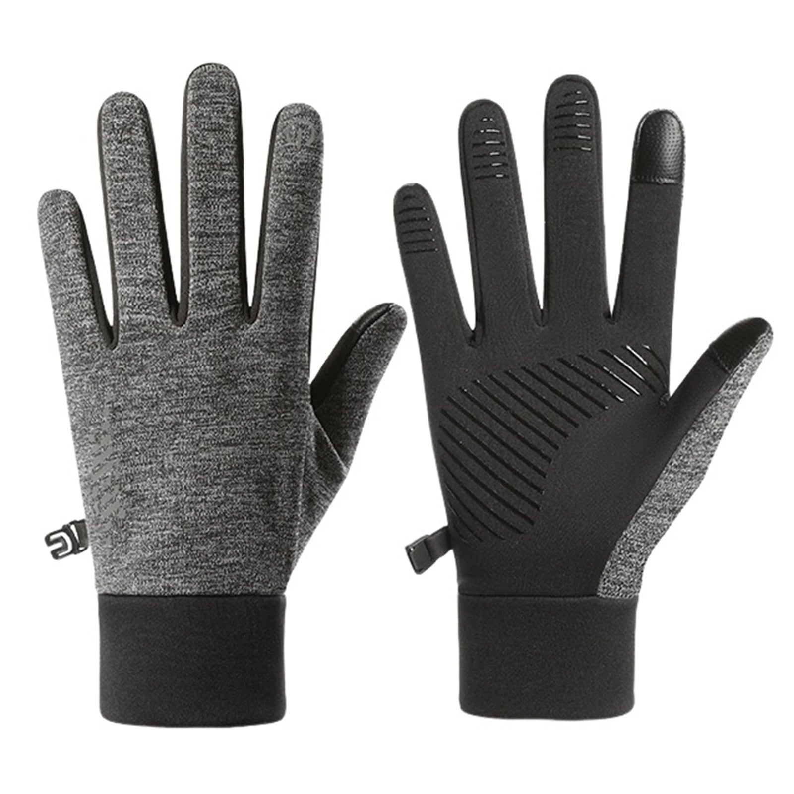 Winter Thermal Gloves Men Women Touchscreen Fleece Lined Anti-Slip Cold Weather Gloves Driving Cycling Skiing Warm Touch Comfort