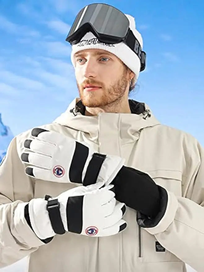 Ski Gloves Liners Thermal Warm Touch Screen Gloves ,Suit for Men &Women Cycling&Running Thin & Lightweight Winter Gloves