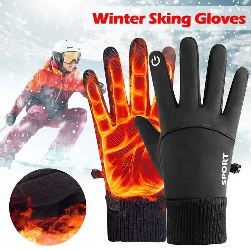 Winter Gloves Men Women Touch Screen Warm Gloves Water Resistant Windproof Thermal Gloves for Driving Running Ski Riding Sport