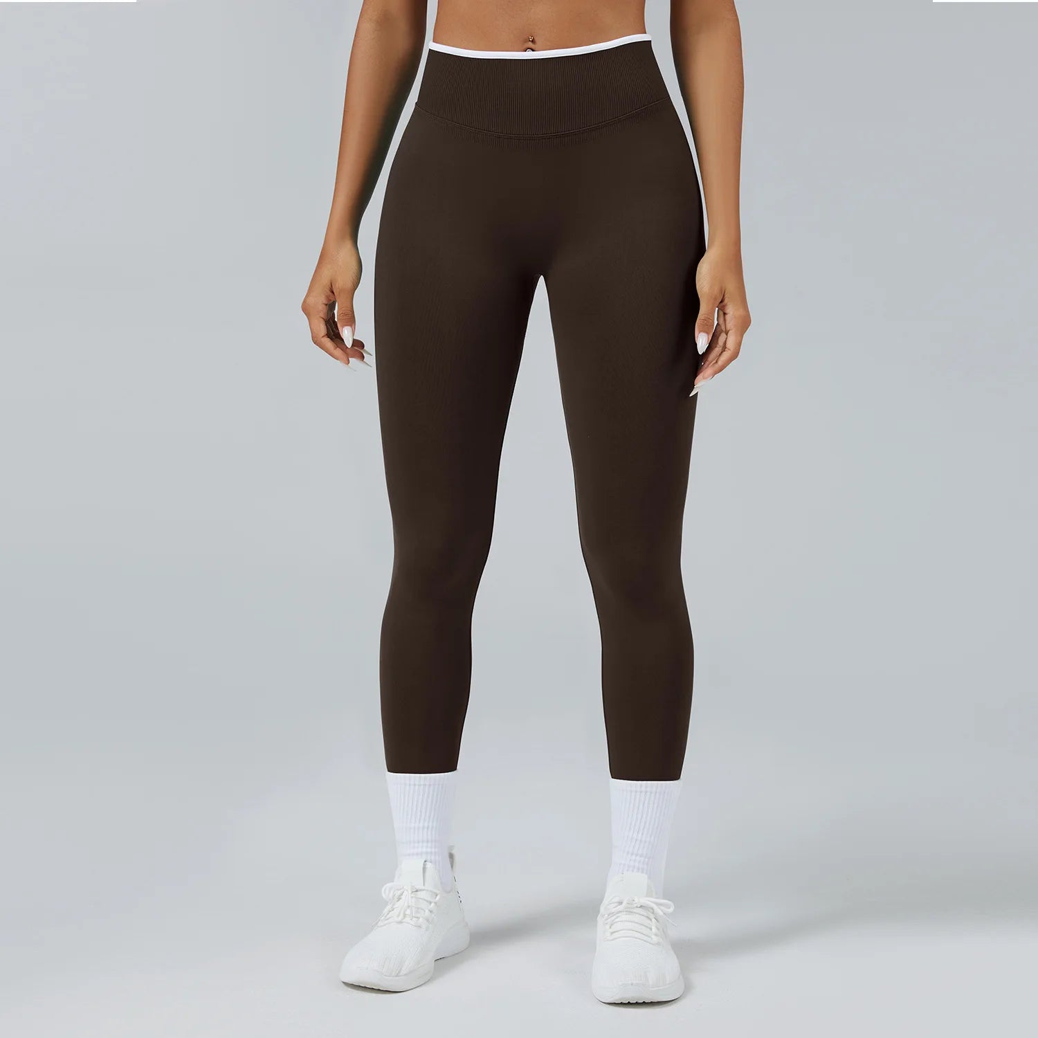 Seamless Butt Lifting Yoga Leggings – Tummy Control, Quick-Dry & Stylish Fit for Running & Outdoor
