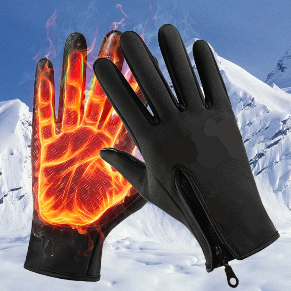 Winter Men's And Women's Warm Gloves, Waterproof And Skin Friendly Touch Screen, Suitable For Cycling And Skiing