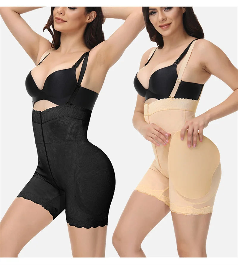 GUUDIA Hook Zipper Fajas Colombianas Butt Lifter Hip Enhancer Tummy Control Panties Body Shaper PantyBooty Enhance Shapewear