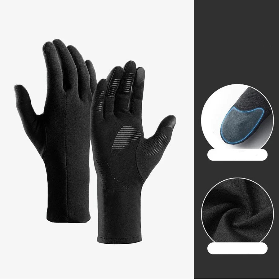 Ski Gloves Liners Thermal Warm Touch Screen Gloves ,Suit for Men &Women Cycling&Running Thin Lightweight Winter Gloves
