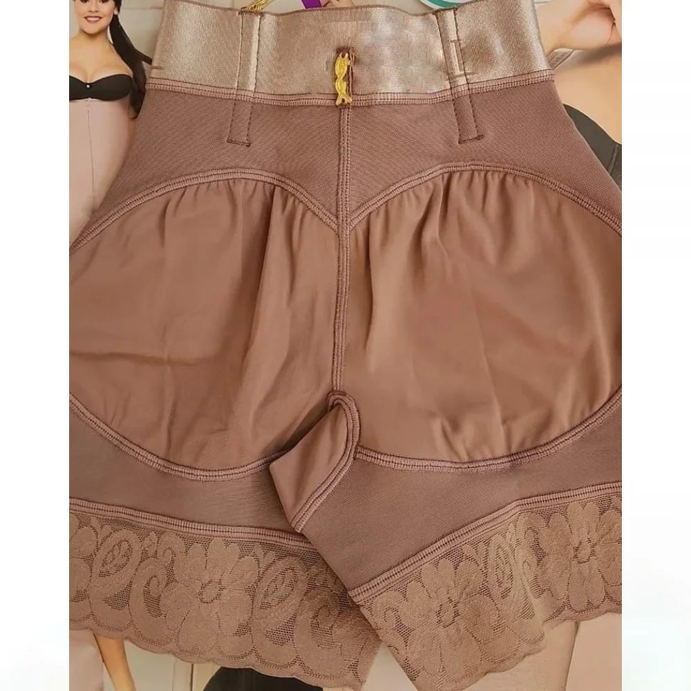 Fajas Colombianas Women Tummy Control Panties Butt Lifter Shorts Waist Trainer Girdle Shapers Slimming shapewear with Zipper